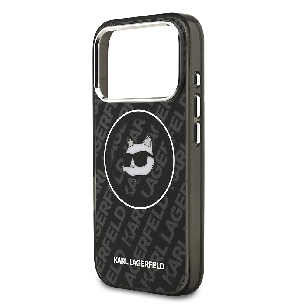 iPhone 17 Pro Max Kılıf Karl Lagerfeld Orjinal Lisanslı IML Baskılı Choupette Heads Kapak
