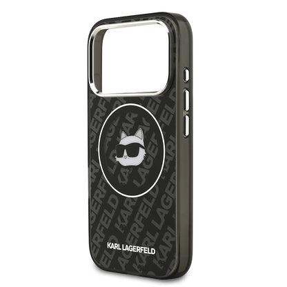 iPhone 17 Pro Max Kılıf Karl Lagerfeld Orjinal Lisanslı IML Baskılı Choupette Heads Kapak