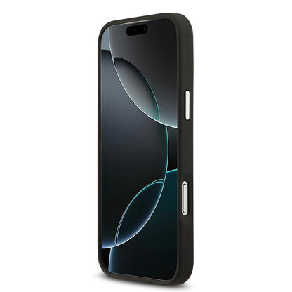 iPhone 17 Pro Max Kılıf Lacoste Orjinal Lisanslı M-safe Şarj Özellikli Champs Elysees PU Deri Tasarımlı Kapak