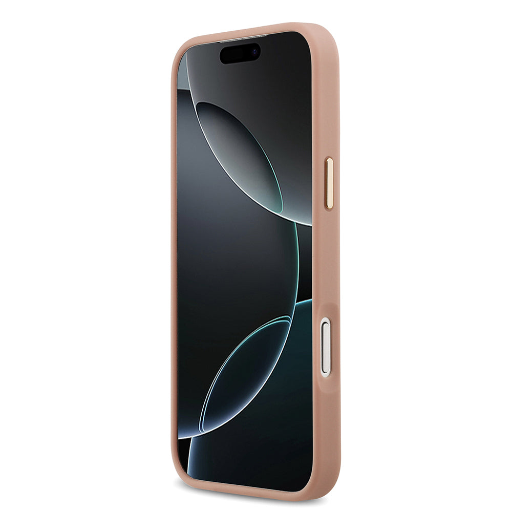 iPhone 17 Pro Max Kılıf Lacoste Orjinal Lisanslı M-safe Şarj Özellikli Champs Elysees PU Deri Tasarımlı Kapak