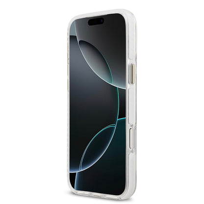 iPhone 17 Pro Max Kılıf Lacoste Orjinal Lisanslı M-safe Şarj Özellikli Gold Timsah Logolu Buzlu Kapak