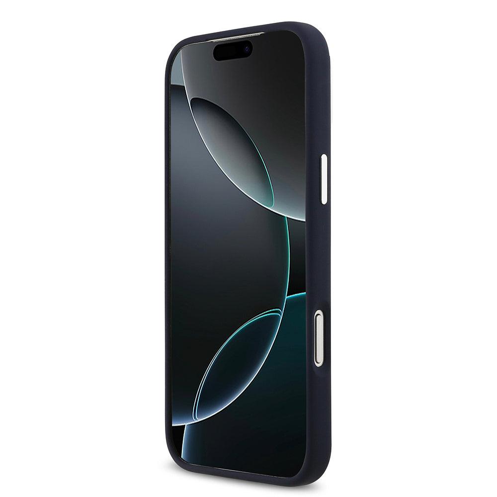 iPhone 17 Pro Max Kılıf Lacoste Orjinal Lisanslı M-safe Şarj Özellikli İkonik Logolu Metal Kamera Çerçeveli Silikon Kapak