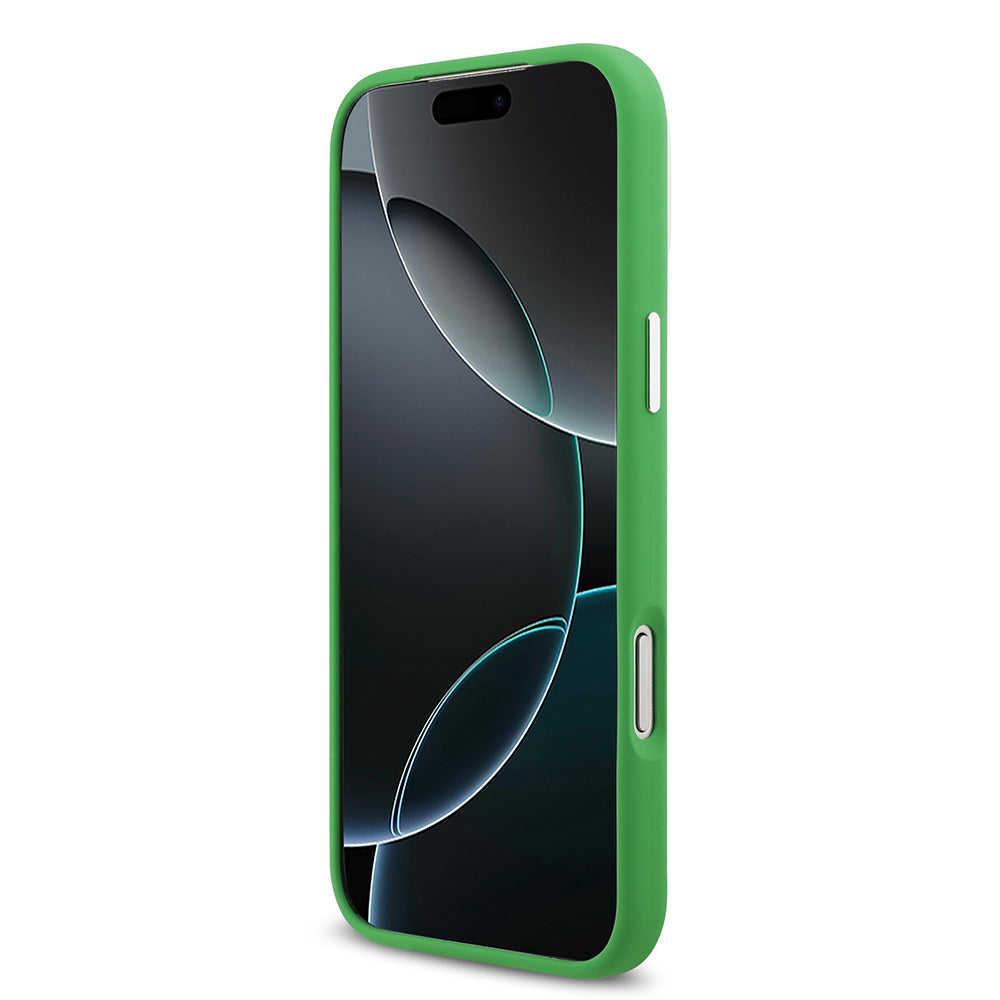 iPhone 17 Pro Max Kılıf Lacoste Orjinal Lisanslı M-safe Şarj Özellikli İkonik Logolu Metal Kamera Çerçeveli Silikon Kapak