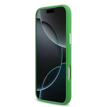 iPhone 17 Pro Max Kılıf Lacoste Orjinal Lisanslı M-safe Şarj Özellikli İkonik Logolu Metal Kamera Çerçeveli Silikon Kapak