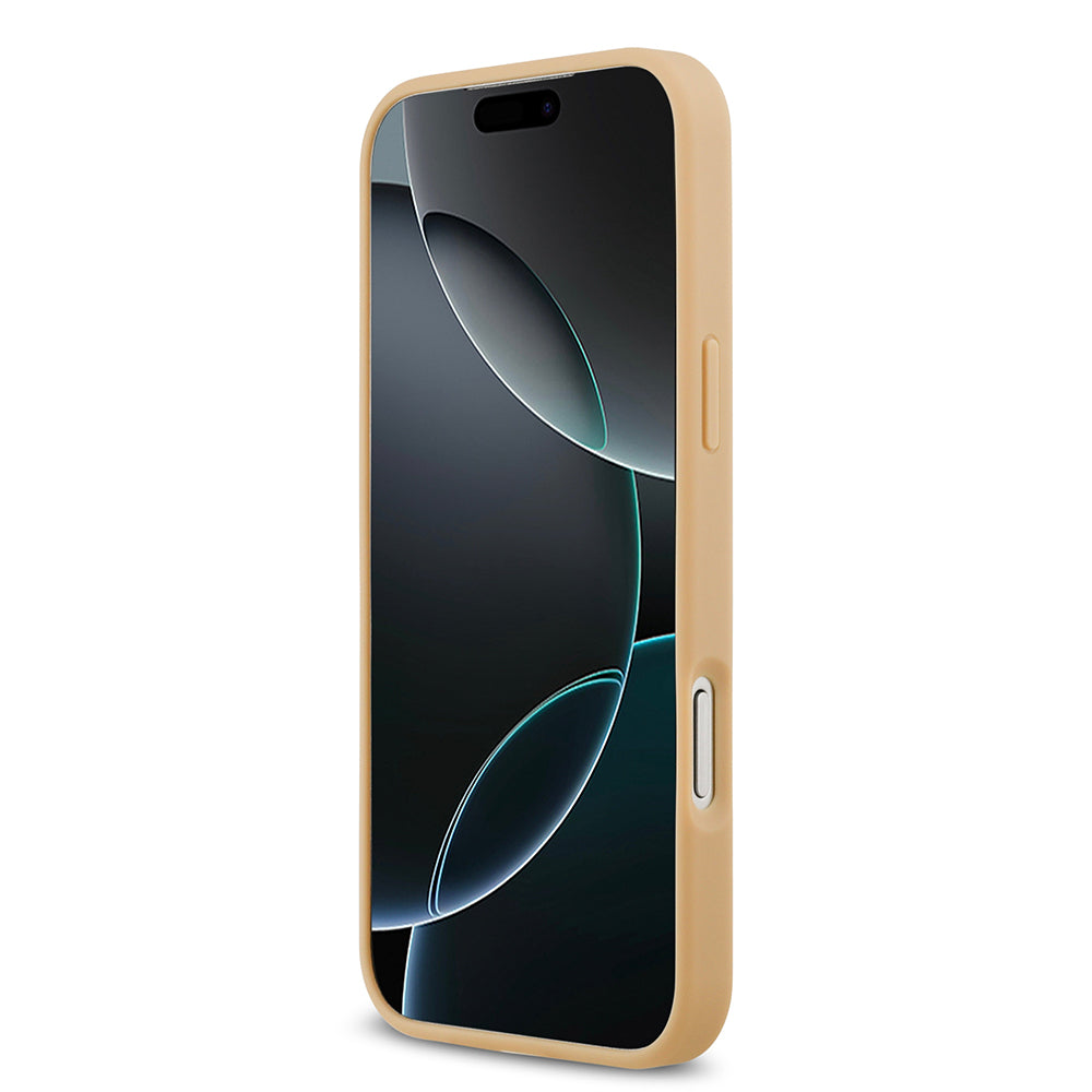 iPhone 17 Pro Max Kılıf Lacoste Orjinal Lisanslı M-safe Şarj Özellikli PU Deri Tasarımlı Karışık Monogram Desenli Kapak