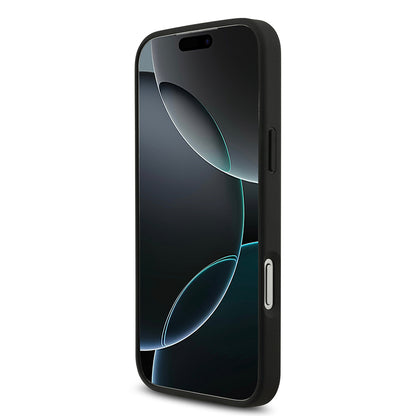 iPhone 17 Pro Max Kılıf Lacoste Orjinal Lisanslı M-safe Şarj Özellikli PU Deri Tasarımlı Metal Logolu Kapak