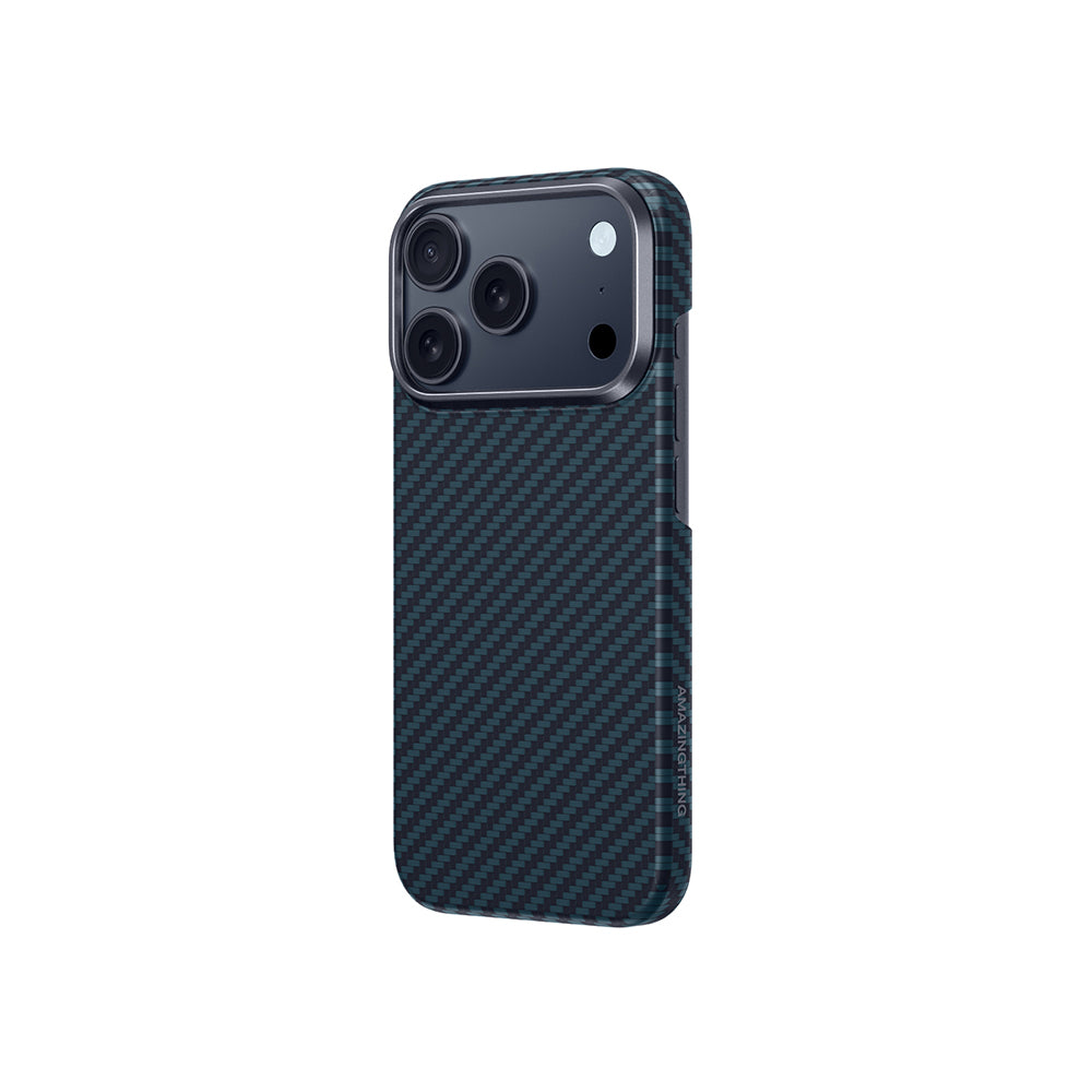iPhone 17 Pro Max Kılıf M-safe Şarj Özellikli 1500D Aramid Fiber Amazingthing Titan Max Serisi Kapak