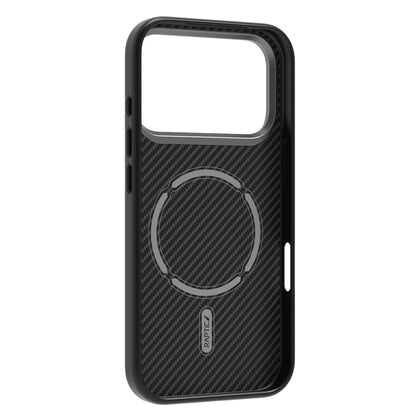 iPhone 17 Pro Max Kılıf M-safe Şarj Özellikli 600D Metal Kamera Çerçeveli Raptic Aramid Fiber Serisi Kapak