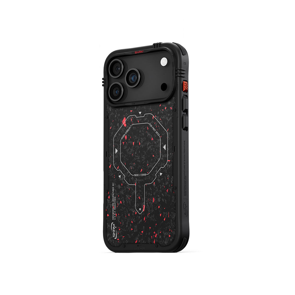 iPhone 17 Pro Max Kılıf M-safe Şarj Özellikli Airbag Tasarımlı Skinarma Vektor Kapak