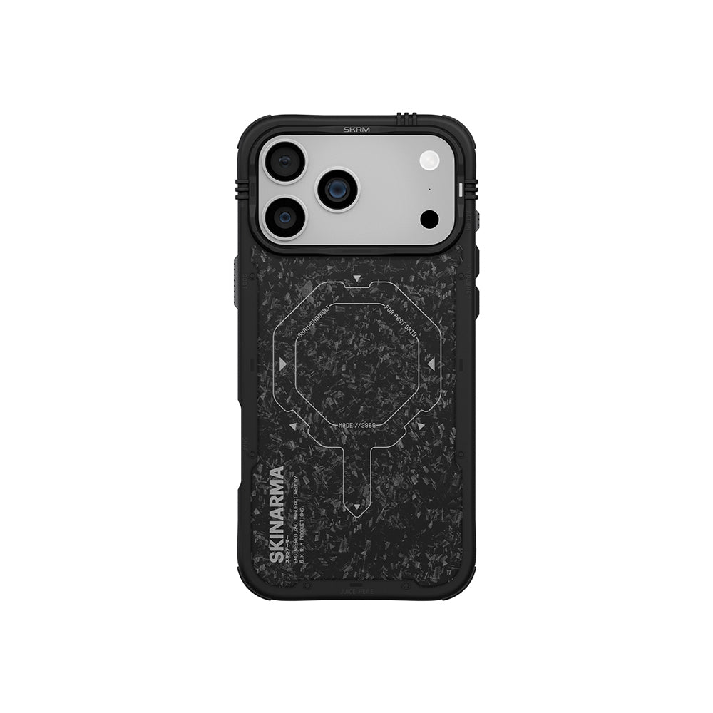 iPhone 17 Pro Max Kılıf M-safe Şarj Özellikli Airbag Tasarımlı Skinarma Vektor Kapak