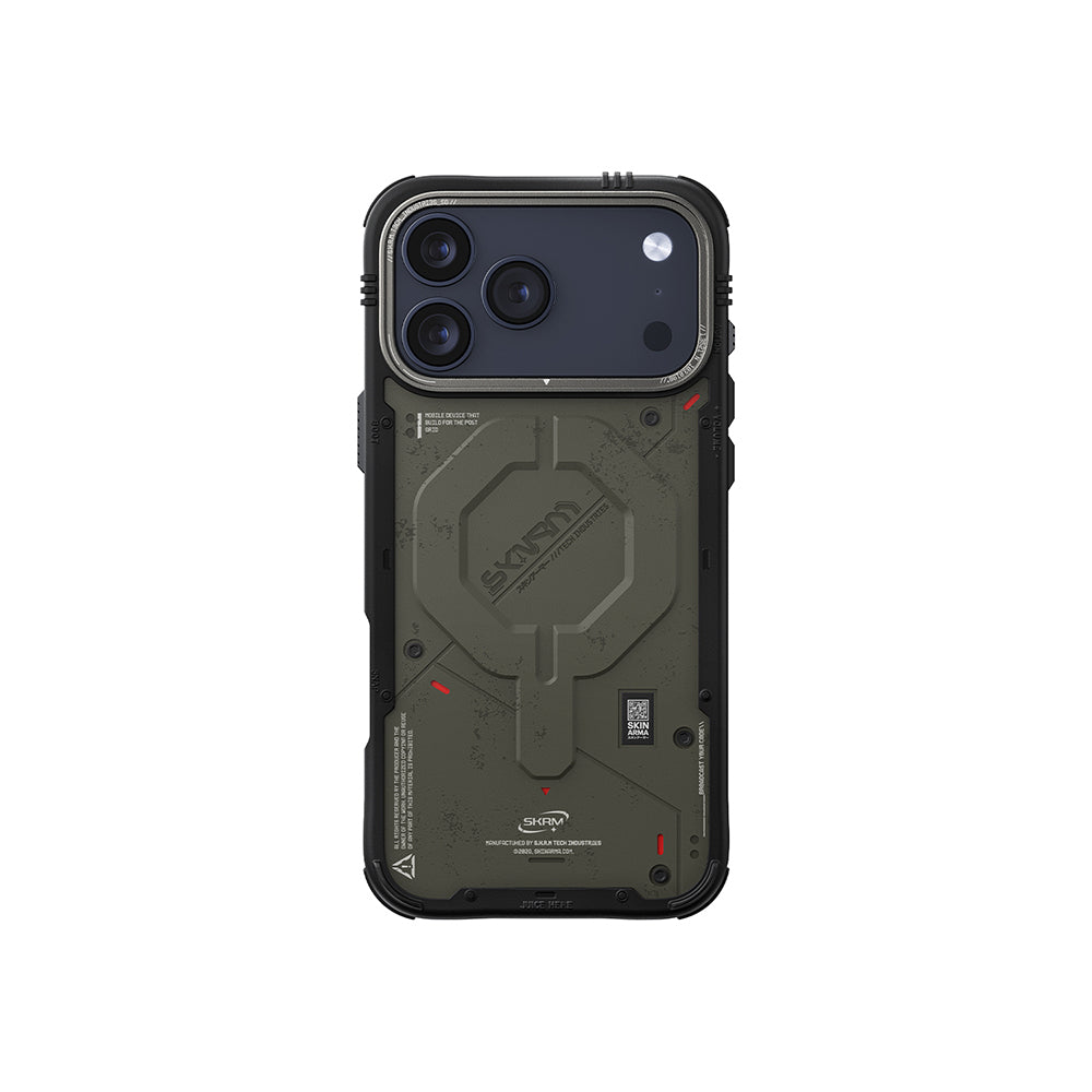 iPhone 17 Pro Max Kılıf M-Safe Şarj Özellikli Airbag Tasarımlı Skinarma Vigor Kapak