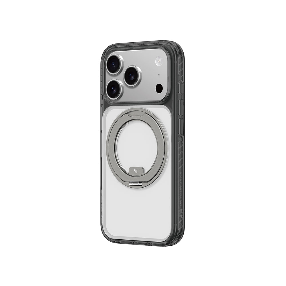 iPhone 17 Pro Max Kılıf M-Safe Şarj Özellikli Airbag Tasarımlı Standlı AmazingThing Titan Pro MagSpin Kapak