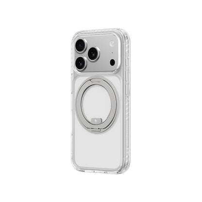 iPhone 17 Pro Max Kılıf M-Safe Şarj Özellikli Airbag Tasarımlı Standlı AmazingThing Titan Pro MagSpin Kapak