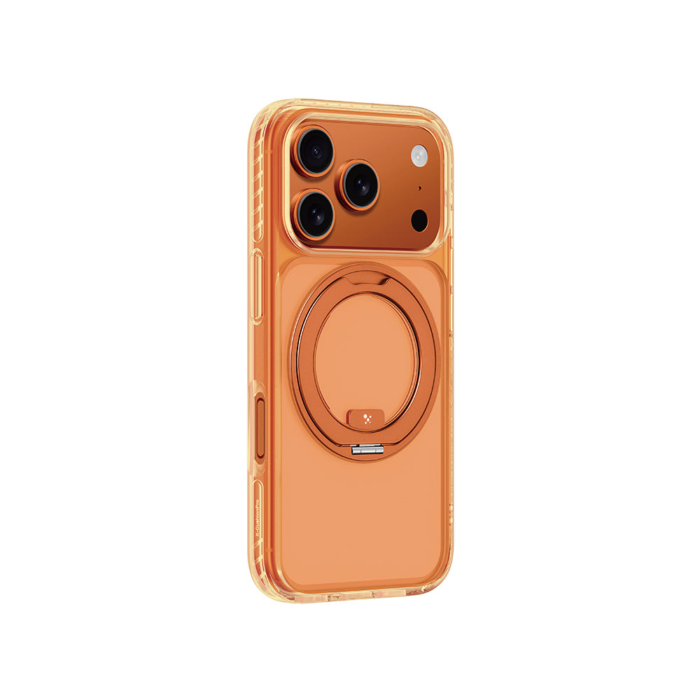 iPhone 17 Pro Max Kılıf M-Safe Şarj Özellikli Airbag Tasarımlı Standlı AmazingThing Titan Pro MagSpin Kapak