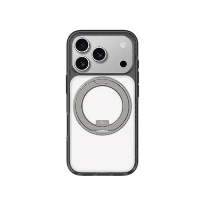 iPhone 17 Pro Max Kılıf M-Safe Şarj Özellikli Airbag Tasarımlı Standlı AmazingThing Titan Pro MagSpin Kapak