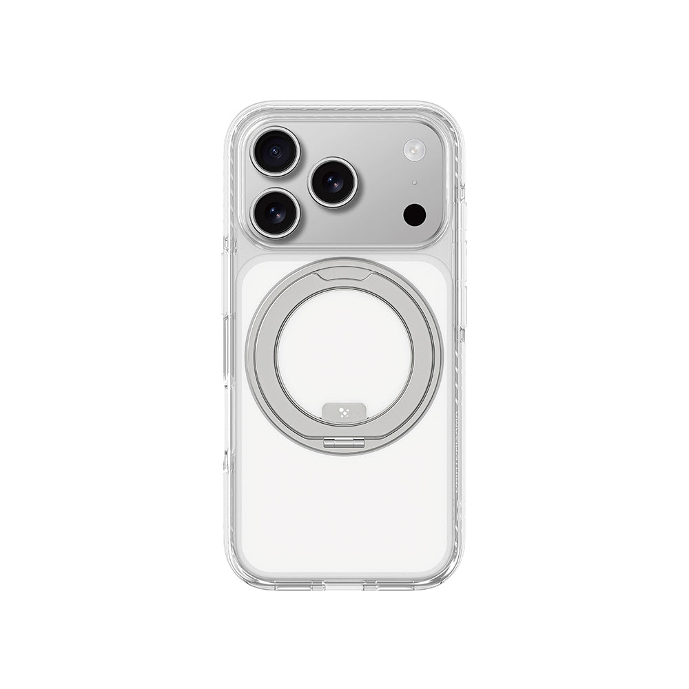 iPhone 17 Pro Max Kılıf M-Safe Şarj Özellikli Airbag Tasarımlı Standlı AmazingThing Titan Pro MagSpin Kapak