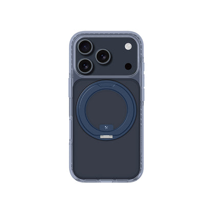 iPhone 17 Pro Max Kılıf M-Safe Şarj Özellikli Airbag Tasarımlı Standlı AmazingThing Titan Pro MagSpin Kapak