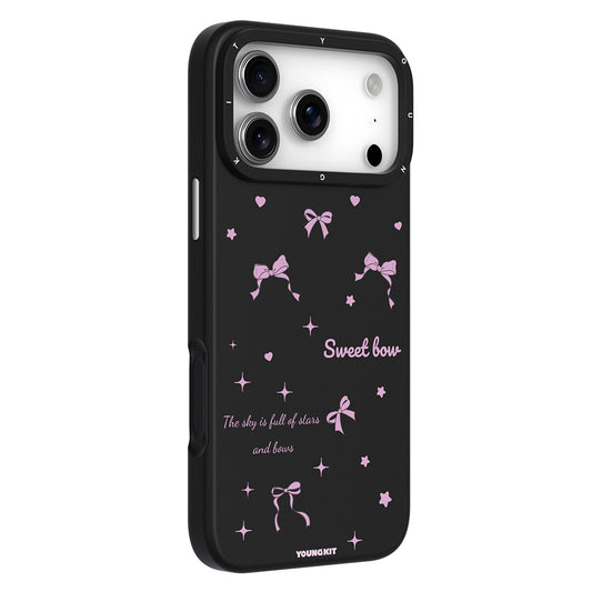 iPhone 17 Pro Max Kılıf M-Safe Şarj Özellikli Airbagli Çift Katmanlı Youngkit Sweathart Serisi Kapak