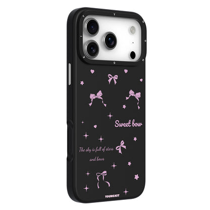 iPhone 17 Pro Max Kılıf M-Safe Şarj Özellikli Airbagli Çift Katmanlı Youngkit Sweathart Serisi Kapak