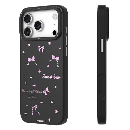 iPhone 17 Pro Max Kılıf M-Safe Şarj Özellikli Airbagli Çift Katmanlı Youngkit Sweathart Serisi Kapak