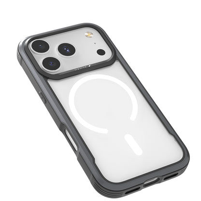 iPhone 17 Pro Max Kılıf M-safe Şarj Özellikli Airbagli Raptic Shield Serisi Şeffaf Arka Yüzey Kapak