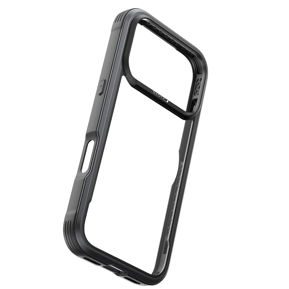 iPhone 17 Pro Max Kılıf M-safe Şarj Özellikli Airbagli Raptic Shield Serisi Şeffaf Arka Yüzey Kapak