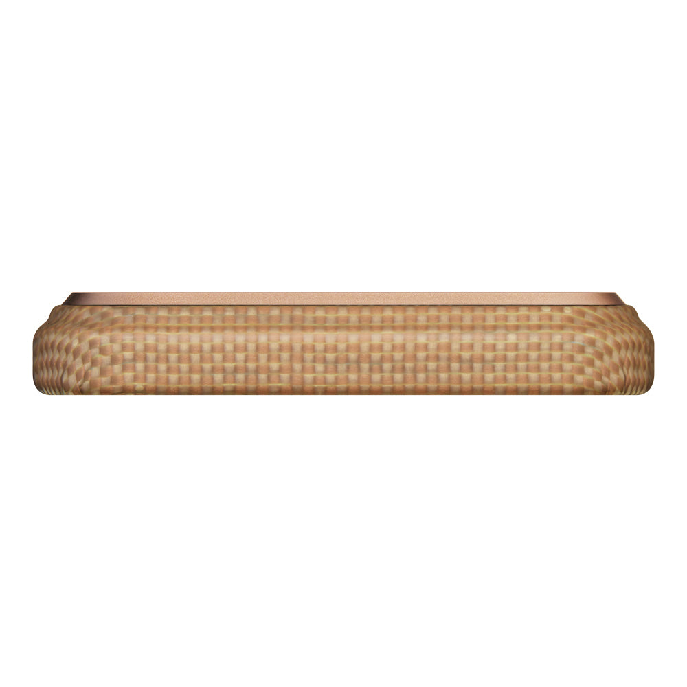 iPhone 17 Pro Max Kılıf M-safe Şarj Özellikli Aramid Fiber Pitaka Glints of Gold Ultra Slim Serisi Kapak
