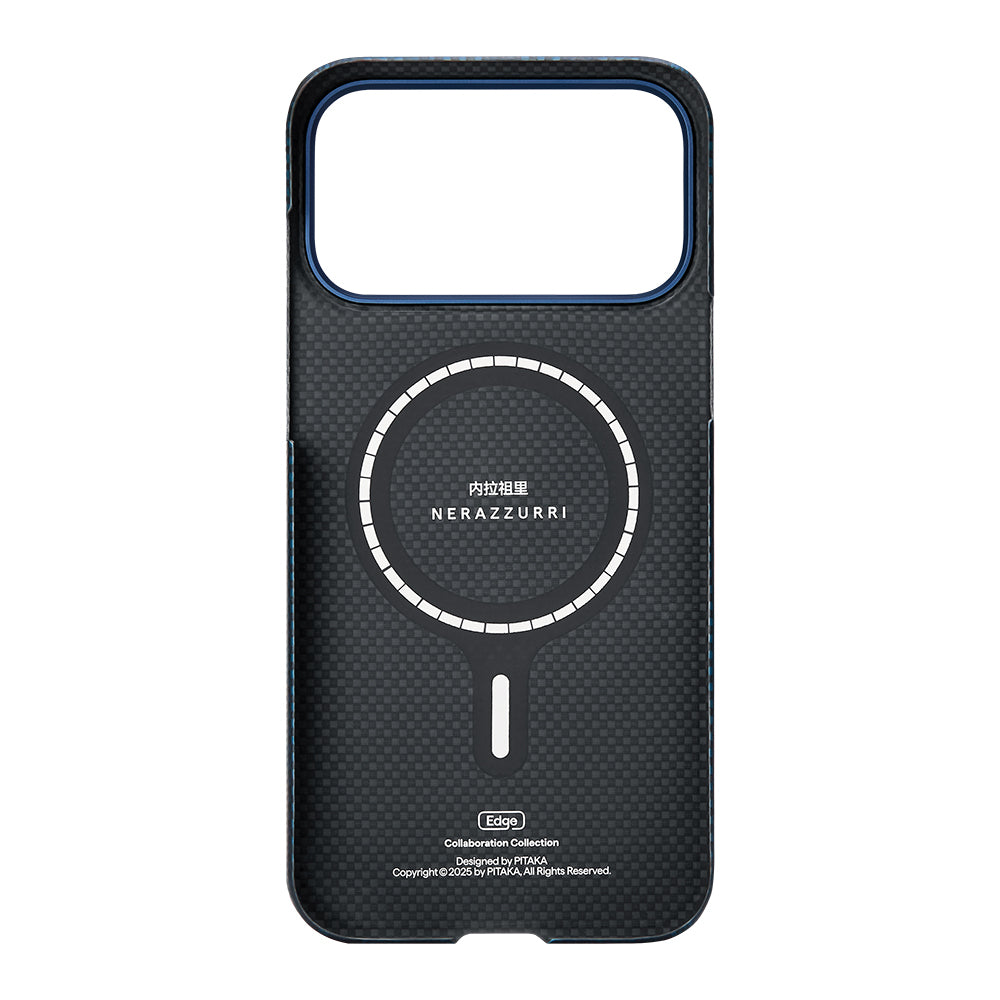 Apple iPhone 17 Pro Max Kılıf M-safe Şarj Özellikli Aramid Fiber Pitaka İnternazionale Milano Serisi Kapak