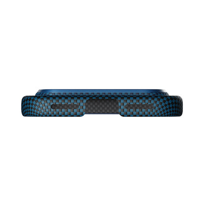 iPhone 17 Pro Max Kılıf M-safe Şarj Özellikli Aramid Fiber Pitaka Tactile Woven Sunset-Moonrise Serisi Kapak