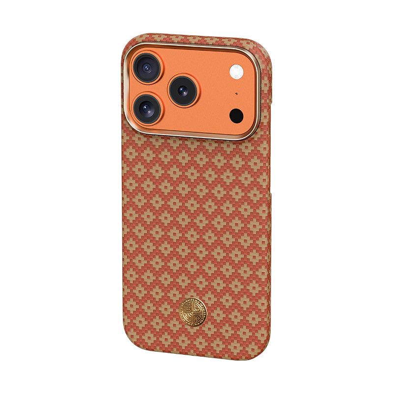 Apple iPhone 17 Pro Max Kılıf M-Safe Şarj Özellikli Benks ArmorAir ArmorGrid Serisi Kevlar Kapak