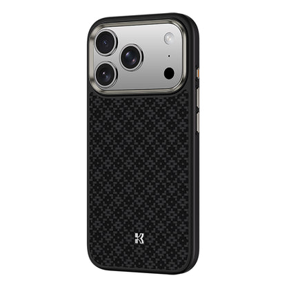 Apple iPhone 17 Pro Max Kılıf M-Safe Şarj Özellikli Benks ArmorPro ArmorGrid Serisi Kevlar Kapak
