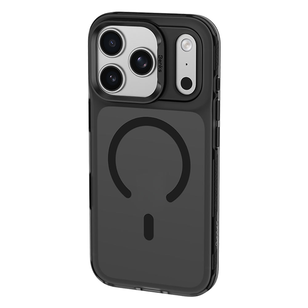 iPhone 17 Pro Max Kılıf M-Safe Şarj Özellikli Benks C-Magnet Lucid Armor Kapak