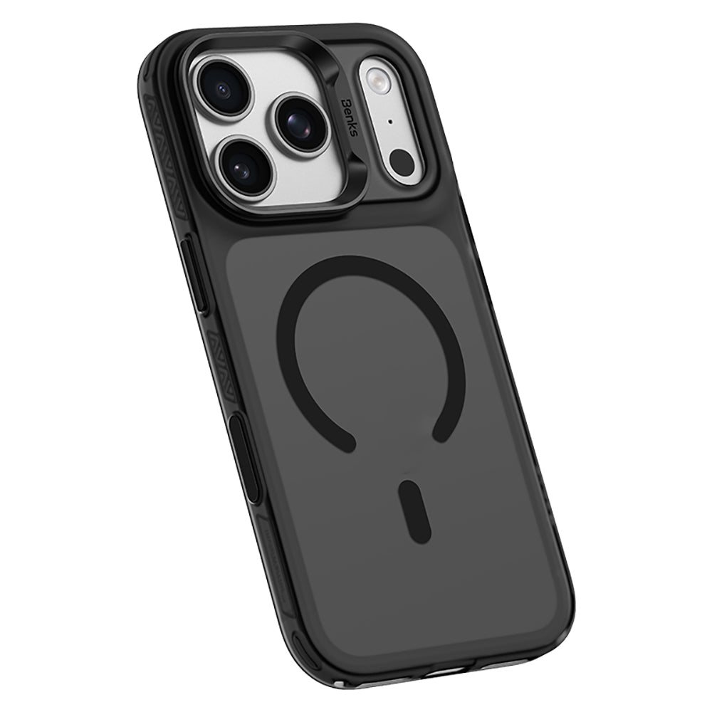 iPhone 17 Pro Max Kılıf M-Safe Şarj Özellikli Benks C-Magnet Lucid Armor Kapak