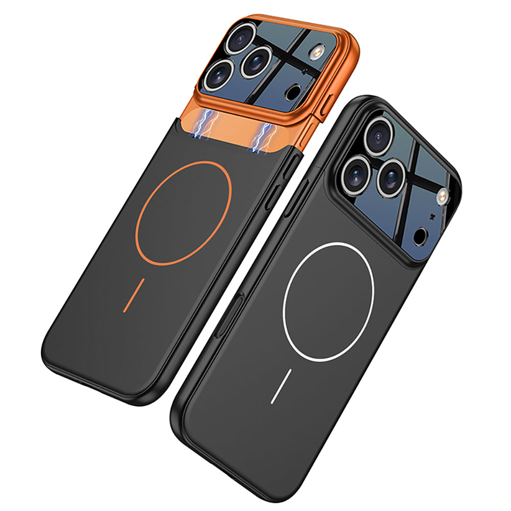 Apple iPhone 17 Pro Max Kılıf M-safe Şarj Özellikli Çift Parçalı Zore Napoli Kapak