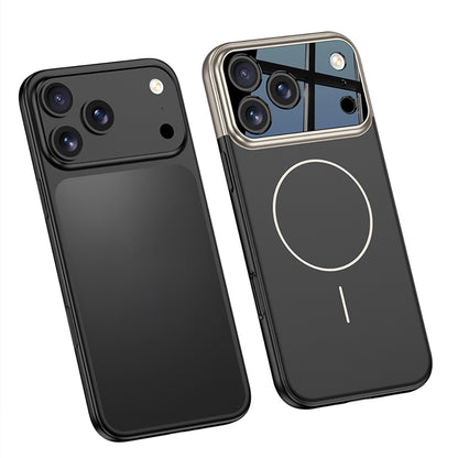 Apple iPhone 17 Pro Max Kılıf M-safe Şarj Özellikli Çift Parçalı Zore Napoli Kapak