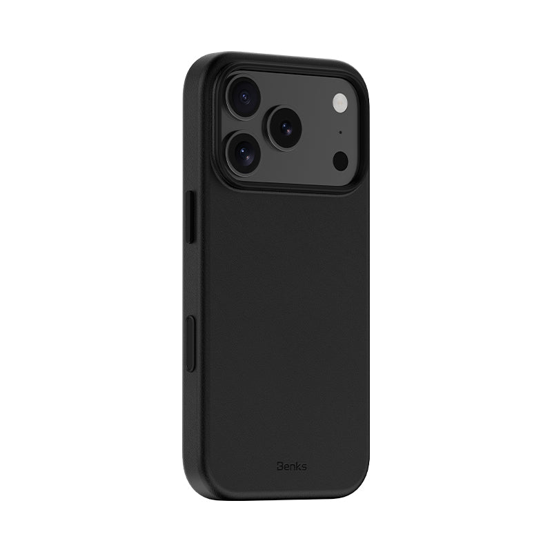 iPhone 17 Pro Max Kılıf M-safe Şarj Özellikli Çizilmeye Dayanıklı Benks VitaPro Serisi PU Deri Kapak