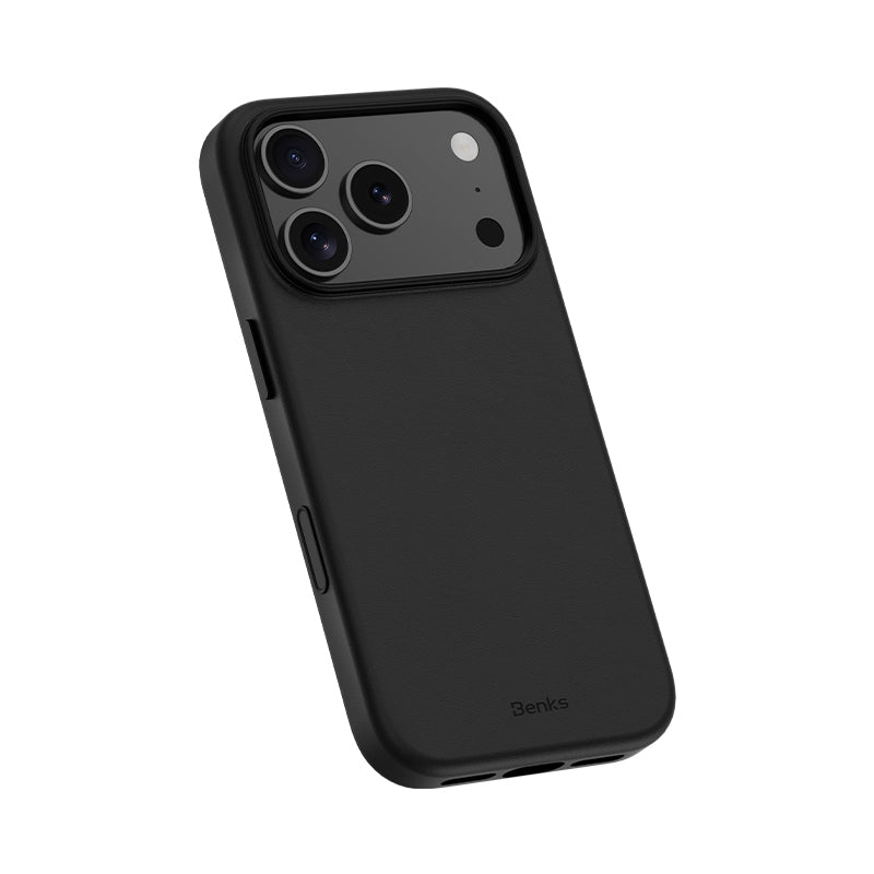 iPhone 17 Pro Max Kılıf M-safe Şarj Özellikli Çizilmeye Dayanıklı Benks VitaPro Serisi PU Deri Kapak