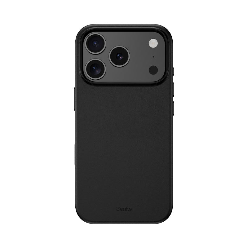 iPhone 17 Pro Max Kılıf M-safe Şarj Özellikli Çizilmeye Dayanıklı Benks VitaPro Serisi PU Deri Kapak