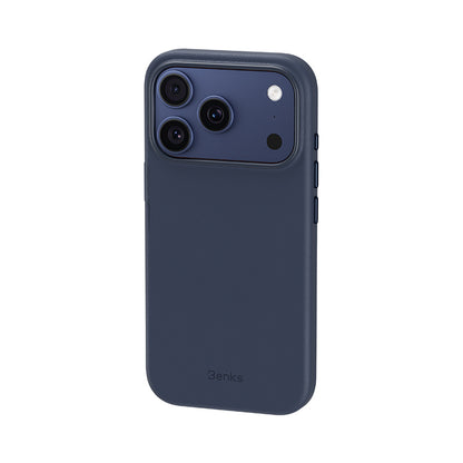 iPhone 17 Pro Max Kılıf M-safe Şarj Özellikli Çizilmeye Dayanıklı Benks VitaPro Serisi PU Deri Kapak