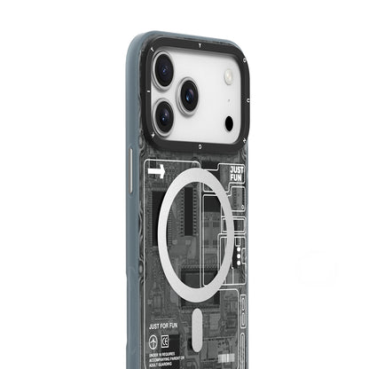 iPhone 17 Pro Max Kılıf M-safe Şarj Özellikli Kamera Denetim Butonlu Youngkit Technology Serisi Kapak