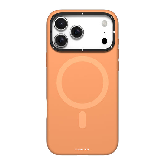 iPhone 17 Pro Max Kılıf M-Safe Şarj Özellikli Kamera Standlı Youngkit Gel Cream Serisi Kapak