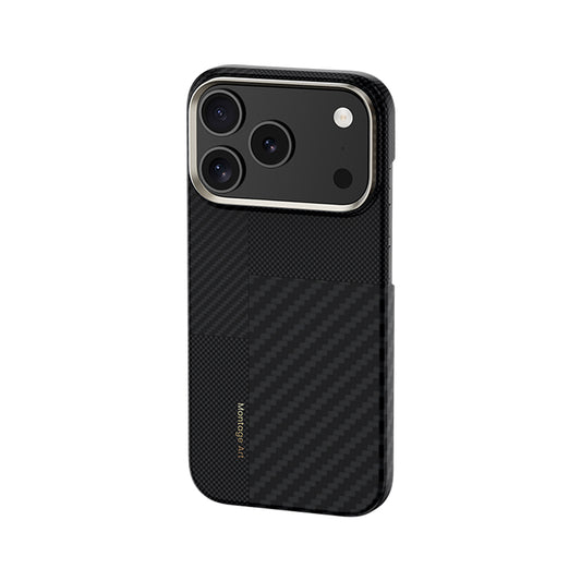 iPhone 17 Pro Max Kılıf M-safe Şarj Özellikli Karbon Fiber Benks Montage ArmorAir Kevlar Kapak