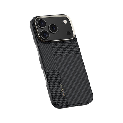 iPhone 17 Pro Max Kılıf M-safe Şarj Özellikli Karbon Fiber Benks Montage ArmorAir Kevlar Kapak