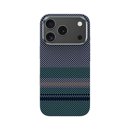 iPhone 17 Pro Max Kılıf M-safe Şarj Özellikli Karbon Fiber Tasarımlı Benks Aurora ArmorPro Kevlar Kapak
