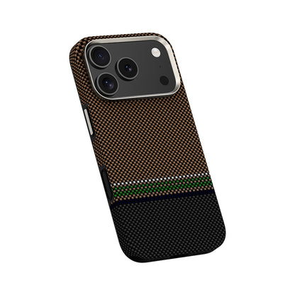 iPhone 17 Pro Max Kılıf M-safe Şarj Özellikli Karbon Fiber Tasarımlı Benks Prestige ArmorPro Kevlar Kapak