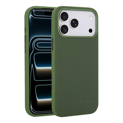 Apple iPhone 17 Pro Max Kılıf M-Safe Şarj Özellikli Kumaş Tasarımlı Zore Miami Sert PC Kapak