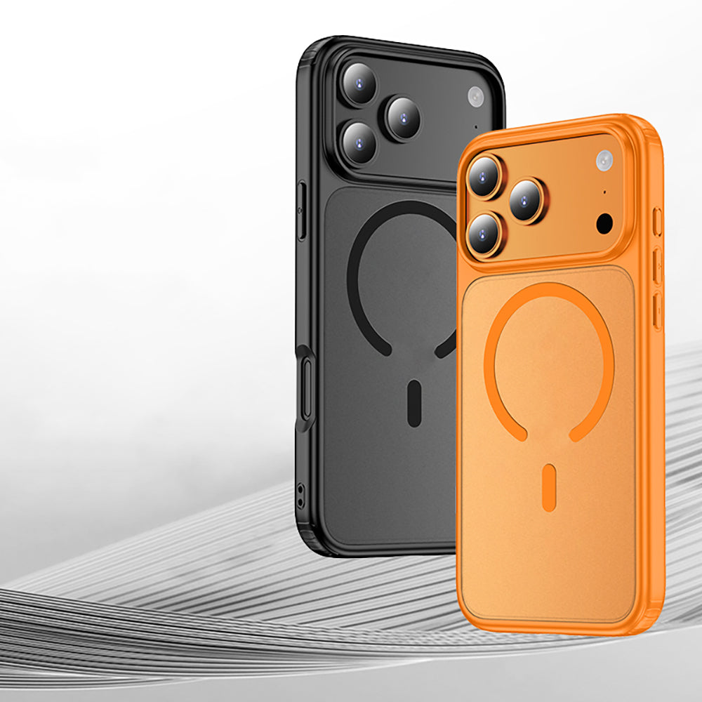 iPhone 17 Pro Max Kılıf M-safe Şarj Özellikli Mat Arka Yüzey Wlons Lola Kapak