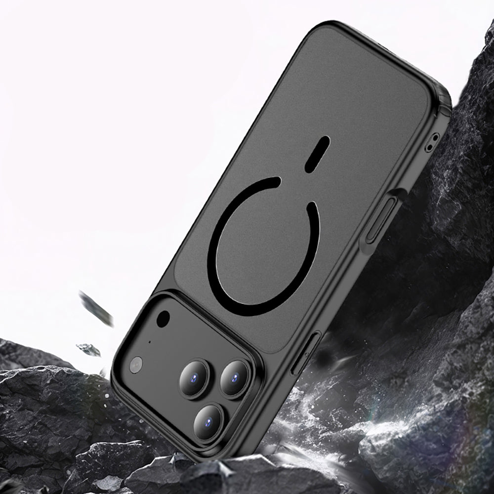 iPhone 17 Pro Max Kılıf M-safe Şarj Özellikli Mat Arka Yüzey Wlons Lola Kapak