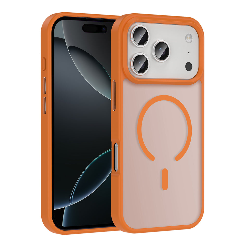 Apple iPhone 17 Pro Max Kılıf M-safe Şarj Özellikli Mat Arka Yüzey Zore Sio Kapak