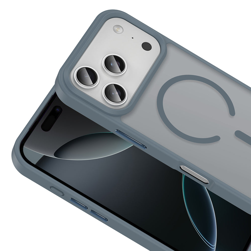 Apple iPhone 17 Pro Max Kılıf M-safe Şarj Özellikli Mat Arka Yüzey Zore Sio Kapak